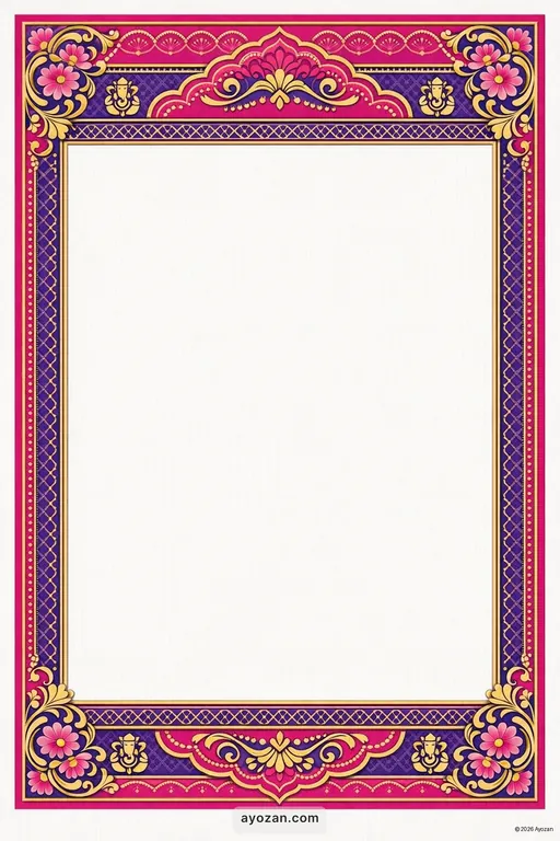 Goan Engagement · Contemporary — Goan Hindu Modern Engagement invitation card design from Ayozan