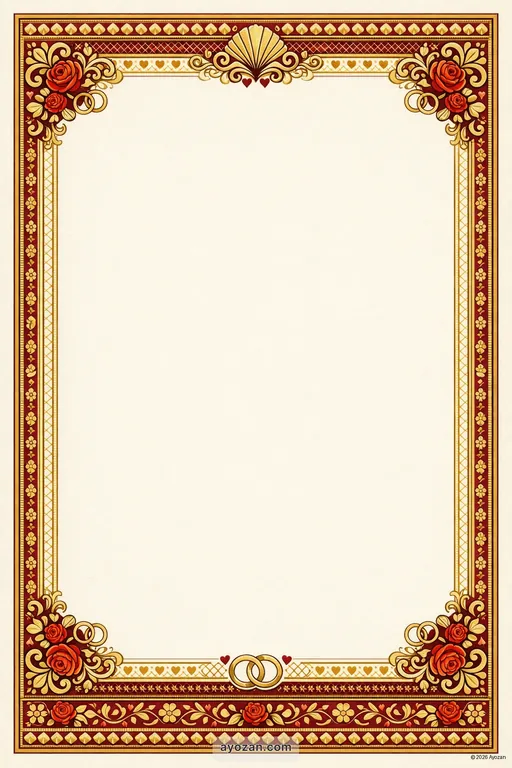 Goan Anniversary · Classic — Goan Hindu Traditional Anniversary invitation card design from Ayozan