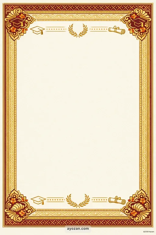 Goan Graduation · Classic — Goan Hindu Traditional Graduation invitation card design from Ayozan