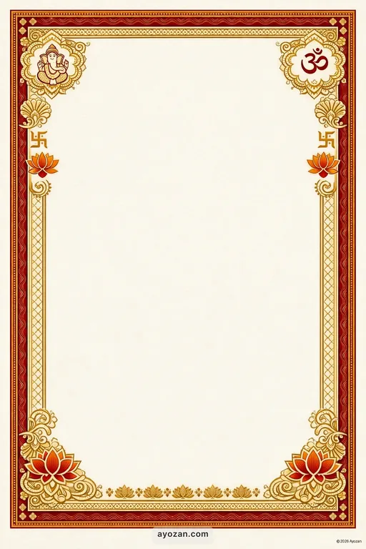 Goan Wedding · Classic — Goan Hindu Traditional Wedding invitation card design from Ayozan