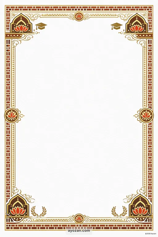Magadhi Graduation · Contemporary — Magadhi Buddhist Modern Graduation invitation card design from Ayozan