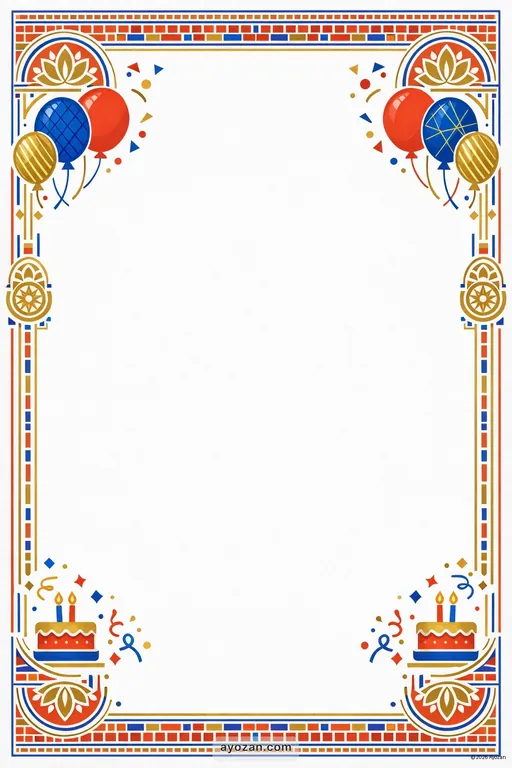 Magadhi Birthday · Contemporary — Magadhi Modern Birthday invitation card design from Ayozan