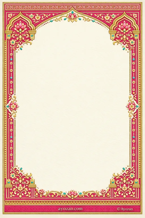 Magadhi Reception · Classic — Magadhi Traditional Reception invitation card design from Ayozan
