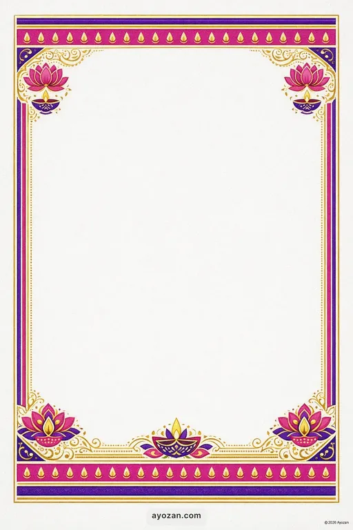 Kerala Prayer Meeting · Contemporary — Malayalam Hindu Modern Prayer Meeting invitation card design from Ayozan