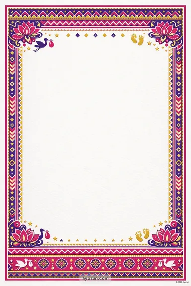 Rajasthani Baby Shower · Contemporary — Baby Shower card design