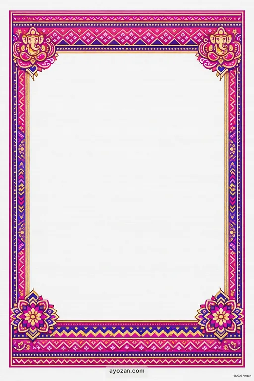 Rajasthani Corporate · Contemporary — Rajasthani Hindu Modern Corporate Gala invitation card design from Ayozan