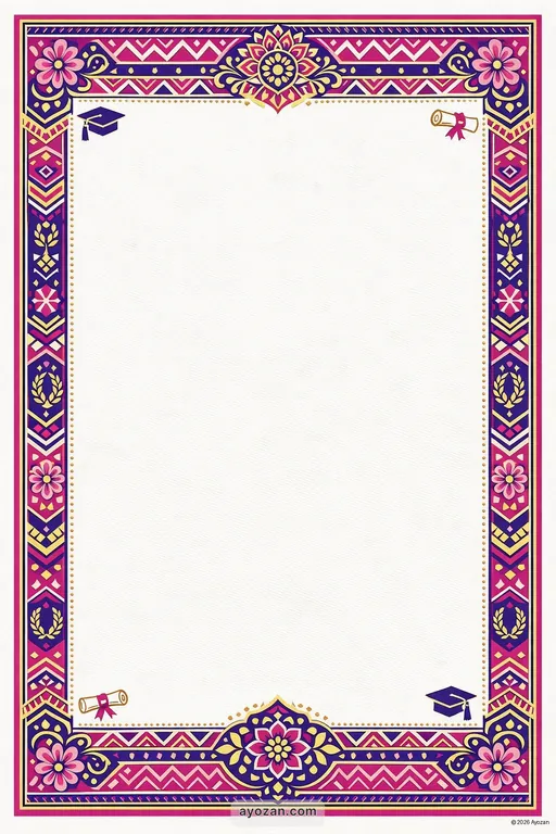 Rajasthani Graduation · Contemporary — Rajasthani Hindu Modern Graduation invitation card design from Ayozan