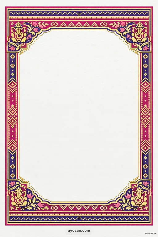 Rajasthani Prayer Meeting · Contemporary — Rajasthani Hindu Modern Prayer Meeting invitation card design from Ayozan