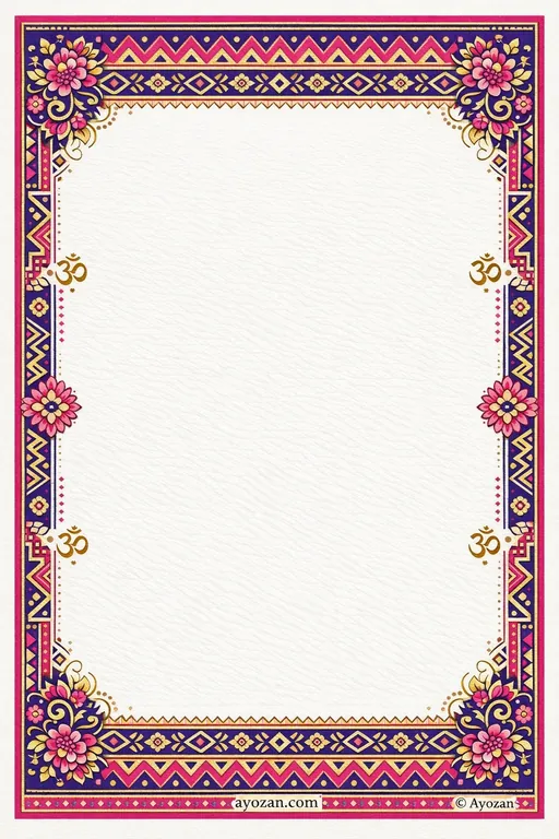 Rajasthani Sangeet · Contemporary — Rajasthani Hindu Modern Sangeet invitation card design from Ayozan