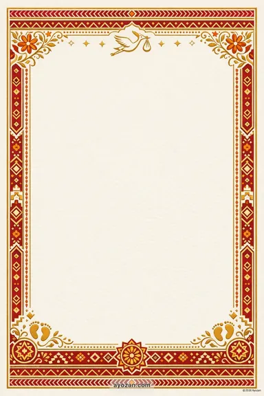 Rajasthani Baby Shower · Classic — Baby Shower card design