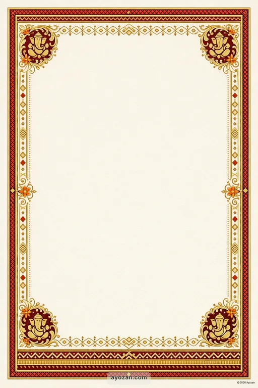 Rajasthani Corporate · Classic — Rajasthani Hindu Traditional Corporate Gala invitation card design from Ayozan