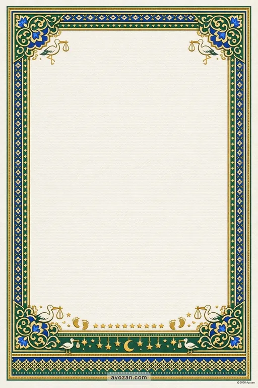 Rajasthani Baby Shower · Classic — Rajasthani Muslim Traditional Baby Shower invitation card design from Ayozan