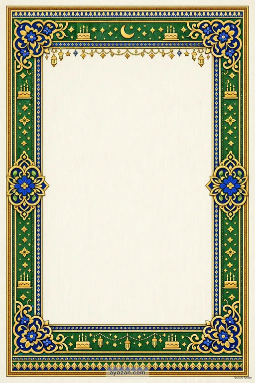 Rajasthani Birthday · Classic — Rajasthani Muslim Traditional Birthday invitation card design from Ayozan