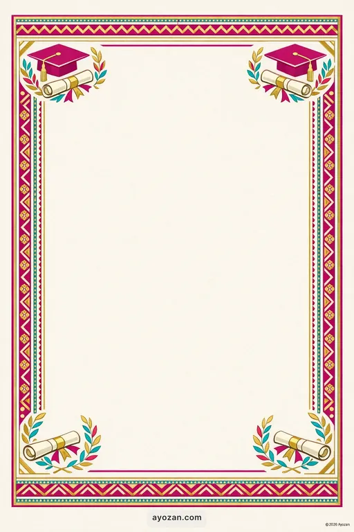 Rajasthani Graduation · Classic — Rajasthani Traditional Graduation invitation card design from Ayozan