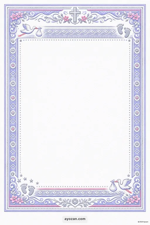 Manipuri Baby Shower · Contemporary — Manipuri Christian Modern Baby Shower invitation card design from Ayozan