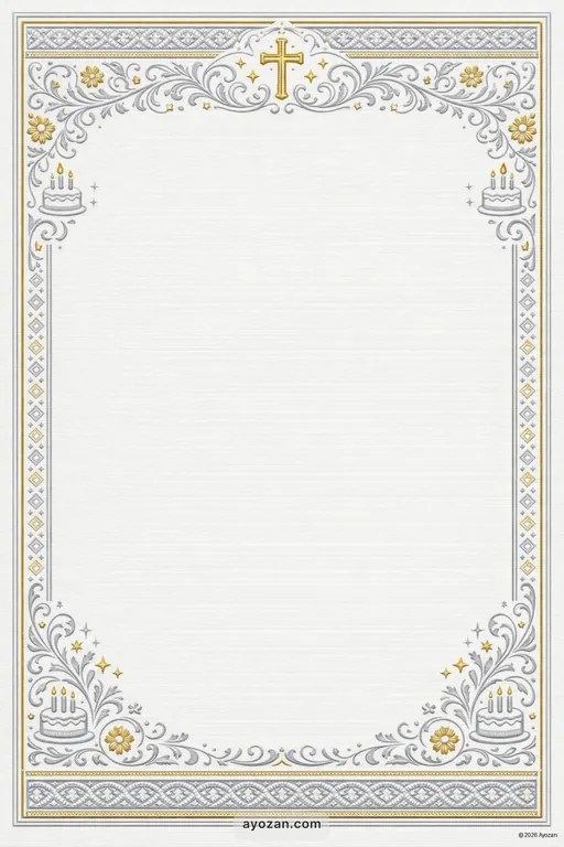 Manipuri Birthday · Classic — Manipuri Christian Traditional Birthday invitation card design from Ayozan