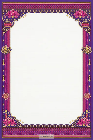 Manipuri Birthday · Contemporary — Shashti Poorti card design
