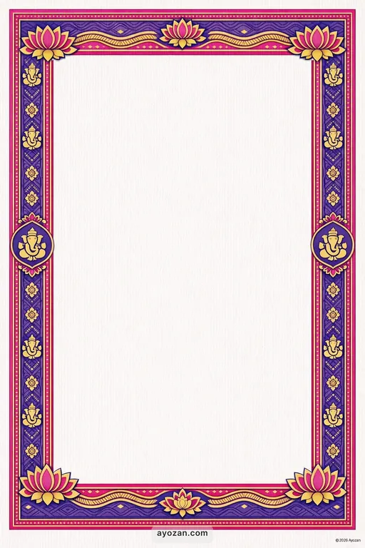 Manipuri Corporate · Contemporary — Manipuri Hindu Modern Corporate Gala invitation card design from Ayozan