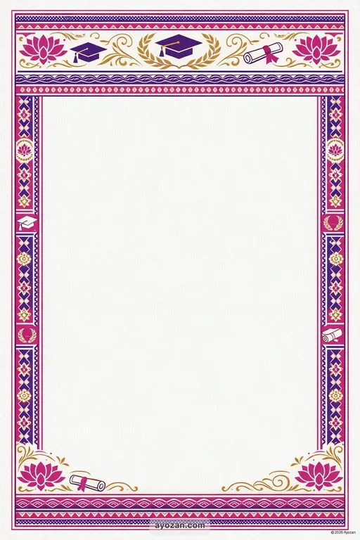 Manipuri Graduation · Contemporary — Manipuri Hindu Modern Graduation invitation card design from Ayozan