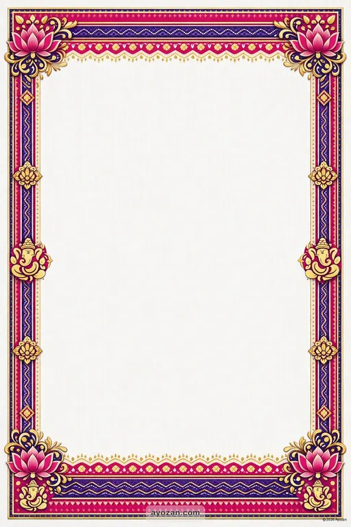 Manipuri Prayer Meeting · Contemporary — Manipuri Hindu Modern Prayer Meeting invitation card design from Ayozan