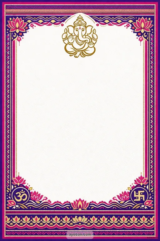 Manipuri Wedding · Contemporary — Manipuri Hindu Modern Wedding invitation card design from Ayozan
