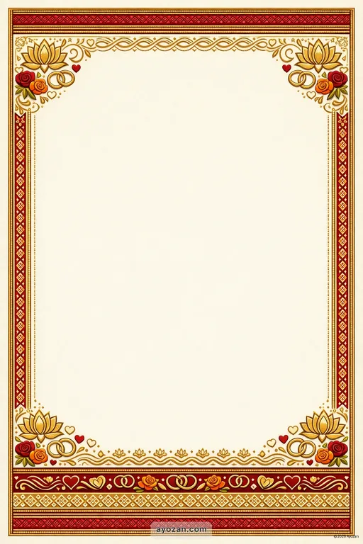 Manipuri Anniversary · Classic — Manipuri Hindu Traditional Anniversary invitation card design from Ayozan