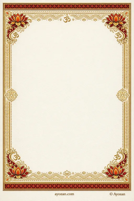 Manipuri Reception · Classic — Manipuri Hindu Traditional Reception invitation card design from Ayozan
