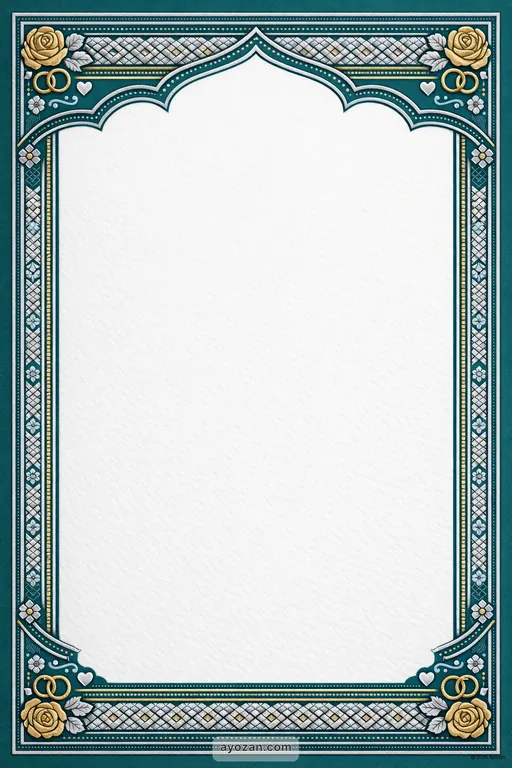 Manipuri Anniversary · Contemporary — Manipuri Muslim Modern Anniversary invitation card design from Ayozan
