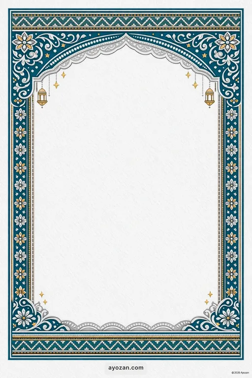 Manipuri Eid · Contemporary — Manipuri Muslim Modern Eid ul-Fitr invitation card design from Ayozan