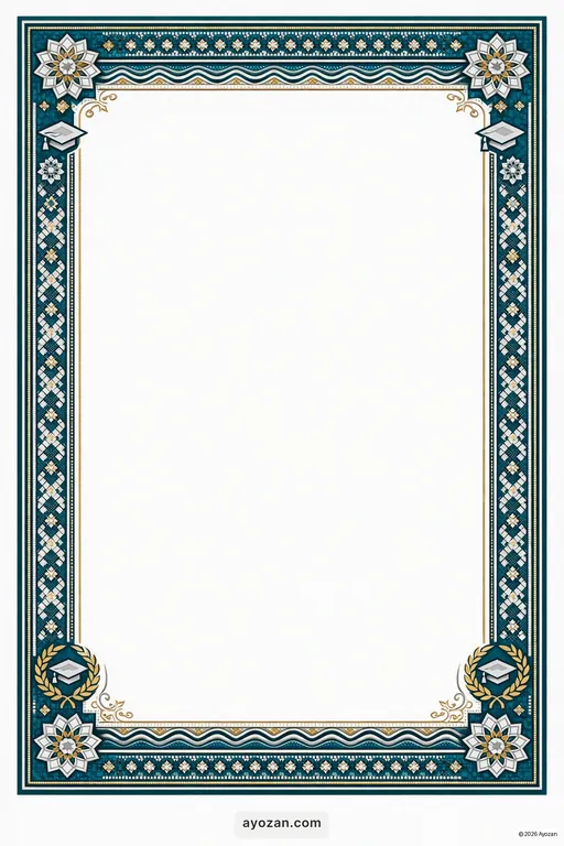 Manipuri Graduation · Contemporary — Manipuri Muslim Modern Graduation invitation card design from Ayozan