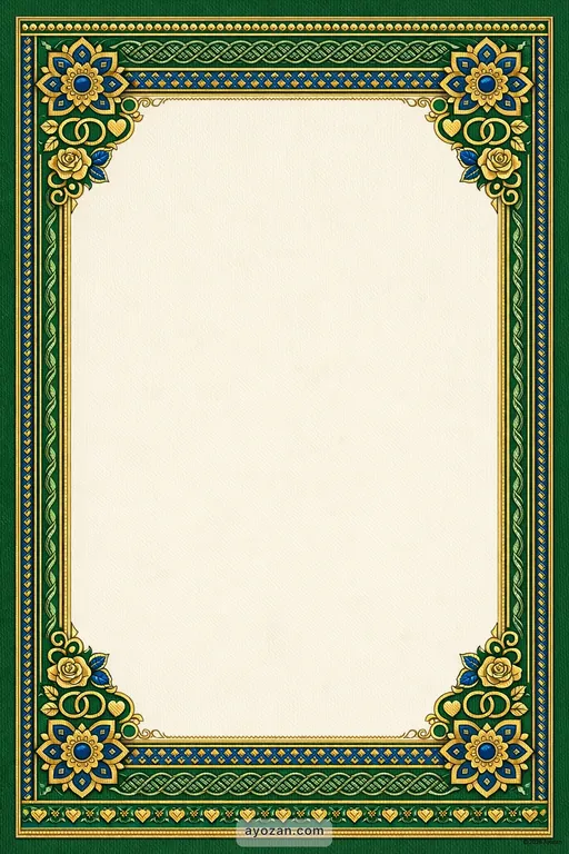 Manipuri Anniversary · Classic — Manipuri Muslim Traditional Anniversary invitation card design from Ayozan