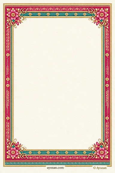 Manipuri Reception · Classic — Reception card design