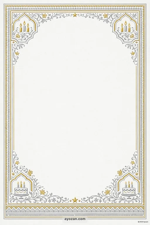Marathi Birthday · Classic — Marathi Christian Traditional Birthday invitation card design from Ayozan