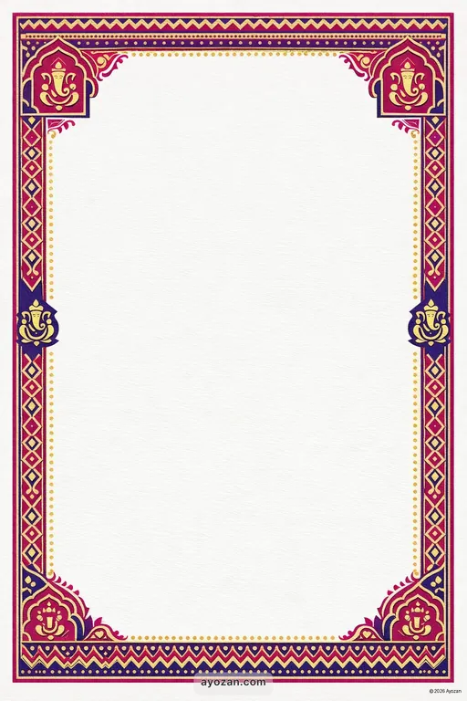 Marathi Corporate · Contemporary — Marathi Hindu Modern Corporate Gala invitation card design from Ayozan