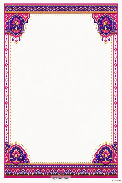 Marathi Ganesh Chaturthi · Contemporary — Marathi Hindu Modern Ganesh Chaturthi invitation card design from Ayozan