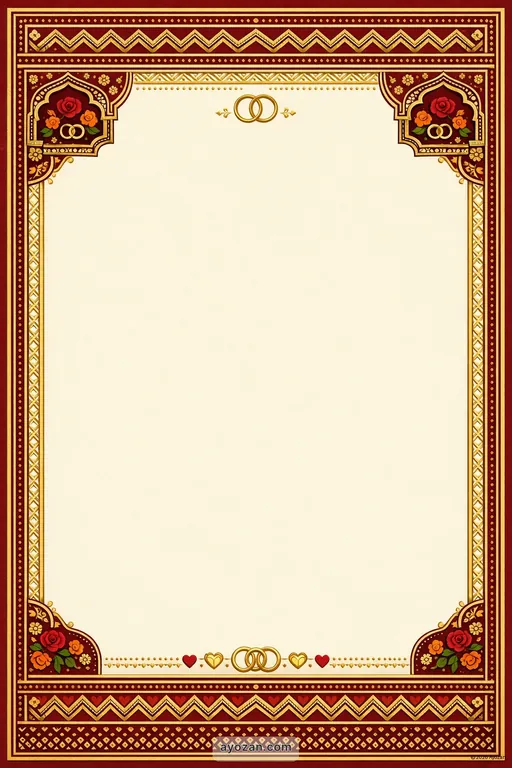 Marathi Anniversary · Classic — Marathi Hindu Traditional Anniversary invitation card design from Ayozan