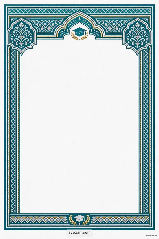 Marathi Graduation · Contemporary — Marathi Muslim Modern Graduation invitation card design from Ayozan