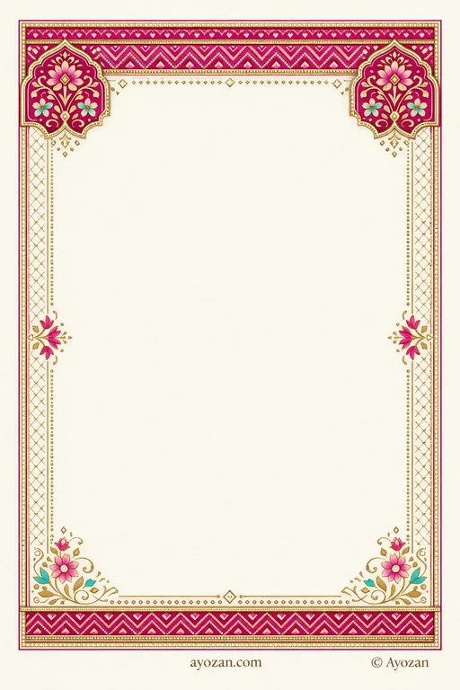 Marathi Reception · Classic — Marathi Traditional Reception invitation card design from Ayozan