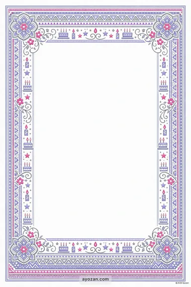 Mithila Birthday · Contemporary — Birthday card design