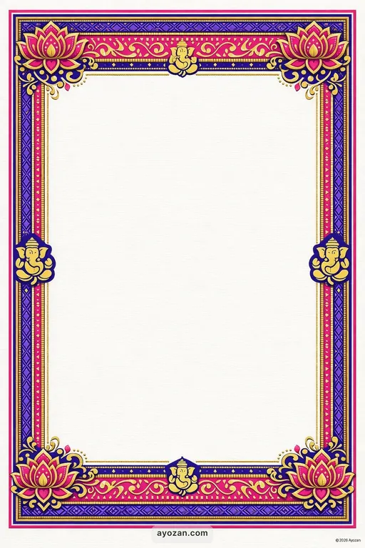 Mithila Corporate · Contemporary — Maithili Hindu Modern Corporate Gala invitation card design from Ayozan