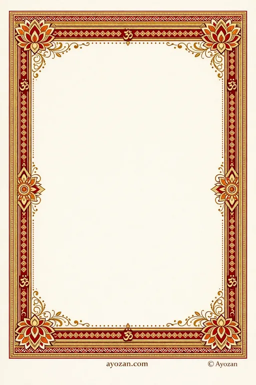 Mithila Mehndi · Classic — Maithili Hindu Traditional Mehndi invitation card design from Ayozan