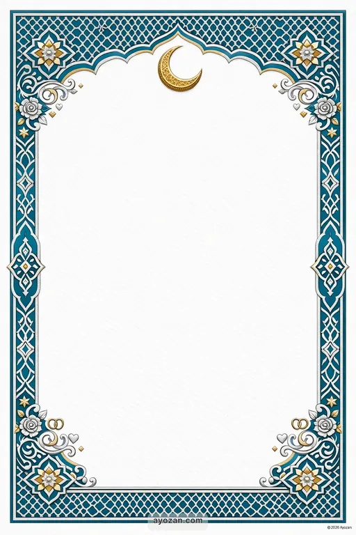 North Indian Anniversary · Contemporary — North Indian Muslim Modern Anniversary invitation card design from Ayozan