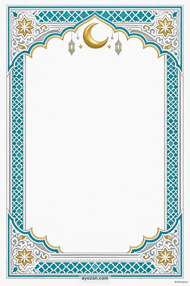Modern Eid North Card — Eid ul-Fitr card design