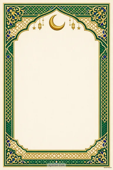 Traditional Eid Card — Eid ul-Fitr card design