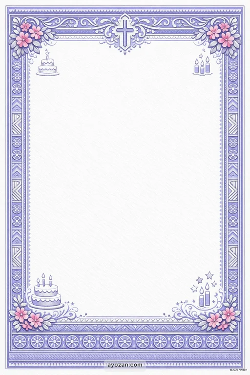 Odia Birthday · Contemporary — Odia Christian Modern Birthday invitation card design from Ayozan