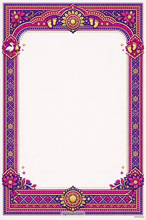 Odia Baby Shower · Contemporary — Odia Hindu Modern Baby Shower invitation card design from Ayozan