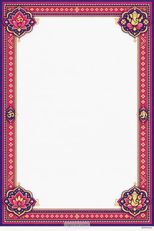 Punjabi Corporate · Contemporary — Punjabi Hindu Modern Corporate Gala invitation card design from Ayozan