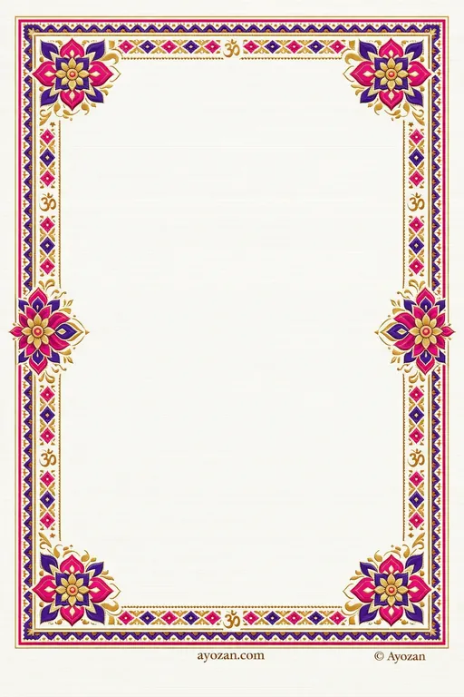 Punjabi Reception · Contemporary — Punjabi Hindu Modern Reception invitation card design from Ayozan