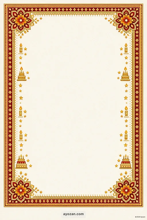 Punjabi Birthday · Classic — Punjabi Hindu Traditional Birthday invitation card design from Ayozan