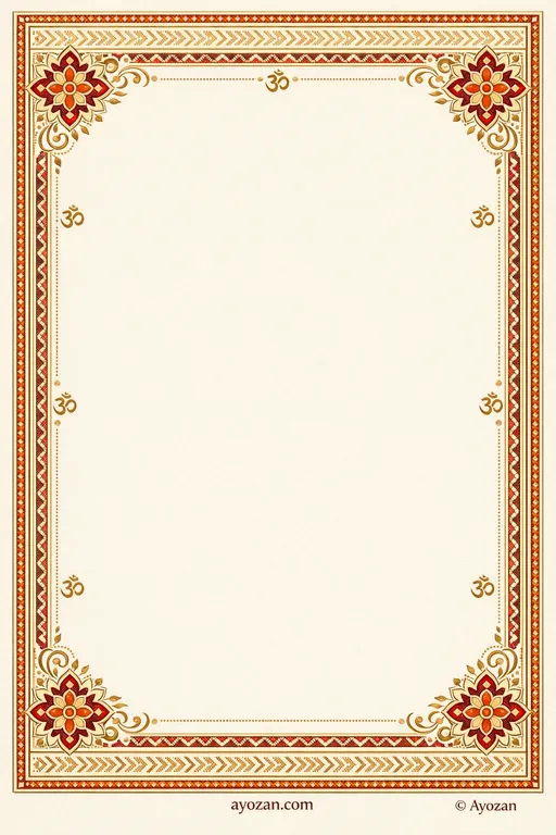 Punjabi Sangeet · Classic — Punjabi Hindu Traditional Sangeet invitation card design from Ayozan